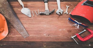 Home Maintenance Workbench with basic tools