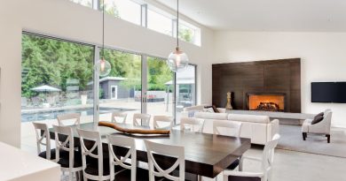 Renovating Your Property Large living dining room with wall of sliding glass doors