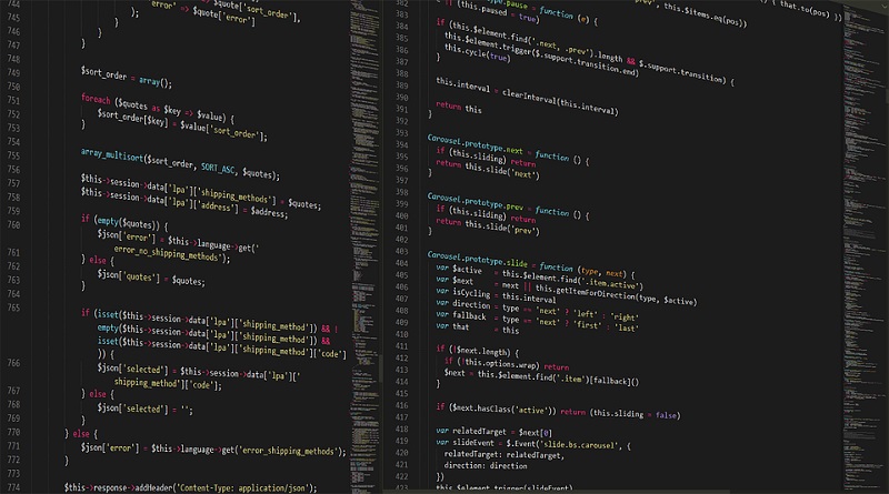 Screen Shot of HTML Programming