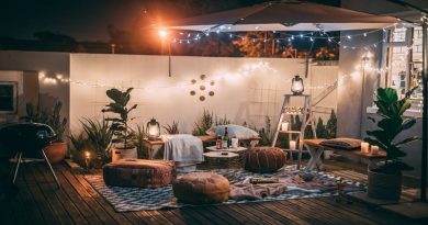 Turn Your Living Space Around Lovely patio at night