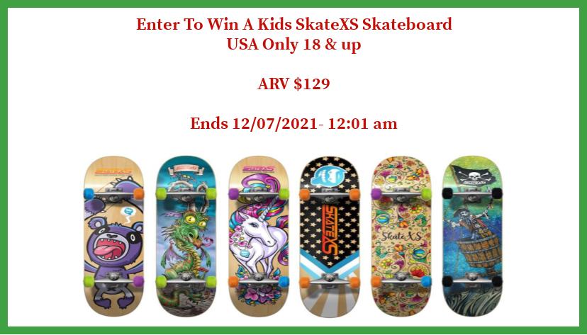 SkateXS-Skateboards for Kids Giveaway