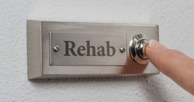 Doorbell with rehab sign / Teen Rehab