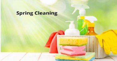Spring Clean / Basket of Supplies for Spring Cleaning