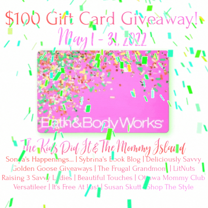 May $100 Bath & Bodyworks Gift Card Giveaway