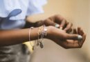 Inheriting A Beautiful Jewelry Piece / Woman wearing several delicate bangle bracelets