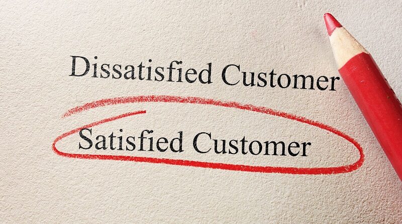 make your business more attractive to your customer / Satisfied Customer Circled with Red Pencil