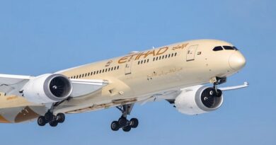 Commercial Airplane from Etihad Airways