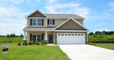 prep your house move / 2 Story Home with Double Garage, Brick Exterior, and For Sale Sign in Front