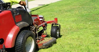 Man using a Zero Turn Lawn Mower