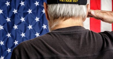 Vietnam Veteran Saluting the Flag / 3 Ways You Can Show Your Support for a War Veteran