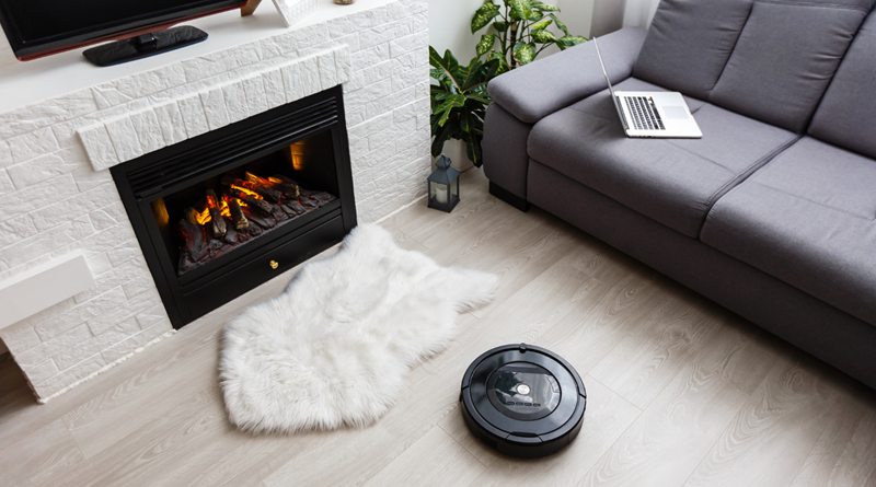 Robot Vacuum on Floor of Gray and White Living Room / Helpful Tech Gadgets That Make Chores Much Easier