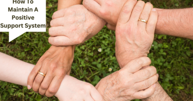 6 hands clasped together / How To Maintain A Positive Support System After A Life-Changing Injury
