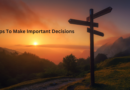 Signpost on a hill at sunset / 3 Tips To Make Important Decisions (& Make Sure They're Right)