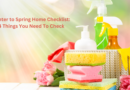 Cleaning Supplies / Winter to Spring Home Checklist: 4 Things You Need To Check