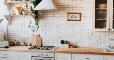 Kitchen with White Brick Butcher Board Counters and White Cabinetry / What's the Best Way to Create a Timeless Kitchen?