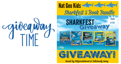 Sharkfest Giveaway / Nat Geo Kids Sharkfest 5 Book Bundle Giveaway!