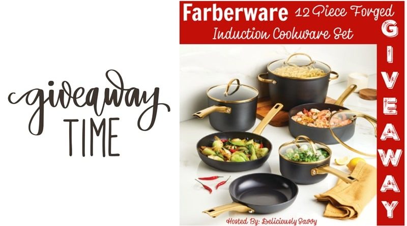 Farberware 12 Piece Forged Induction Ceramic Cookware Set Giveaway