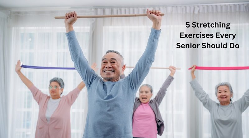 Seniors Stretching with Bands / 5 Stretching Exercises Every Senior Should Do