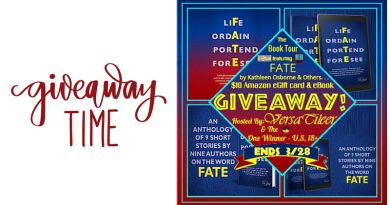 FATE by Kathleen Osborne and Amazon eGift Card Giveaway