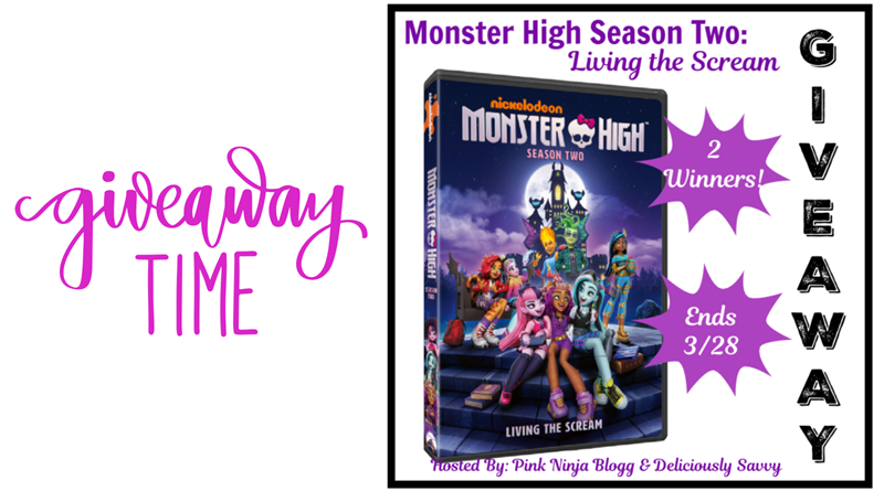 MONSTER HIGH Season Two Living the Dream Giveaway