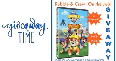 Rubble & Crew On The Job DVD Giveaway