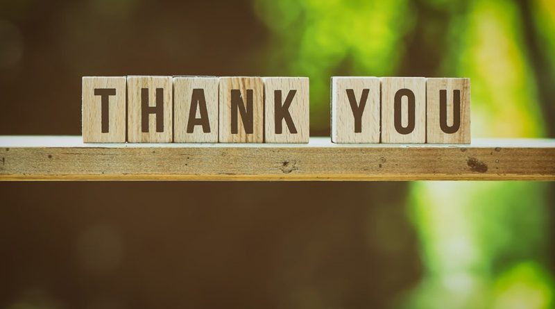 The Words Thank You / How To Treat Your Loved Ones To Say Thank You