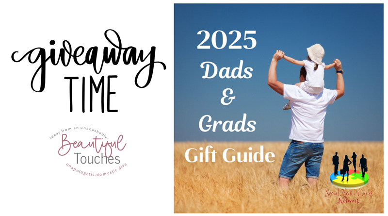 Many in a Field Holding Child on His Shoulders / Dads & Grads Group Giveaway