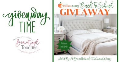 PeachSkinSheets Back to School Giveaway