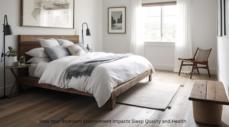 How Your Bedroom Environment Impacts Sleep Quality and Health / Light and Airy Bedroom with White Bedding and Wood flooring