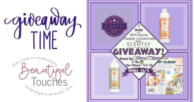 All-Purpose Cleaner Concentrate from Scentsy Fall Giveaway!
