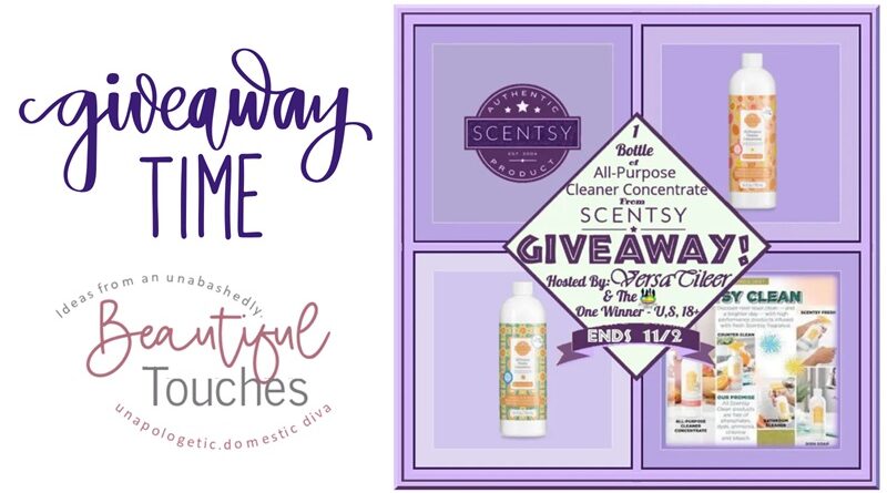 All-Purpose Cleaner Concentrate from Scentsy Fall Giveaway!