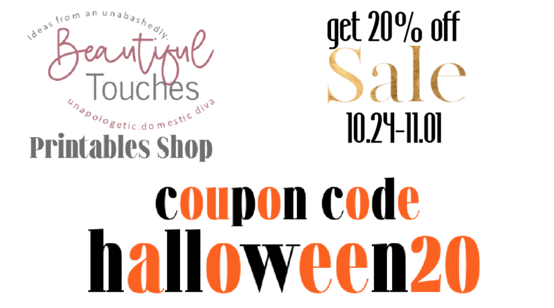 20 Percent Off Halloween Coloring