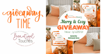 PeachSkinSheets Giveaway