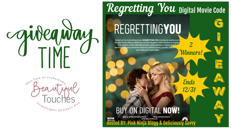 'Regretting You" Digital Movie Code Giveaway