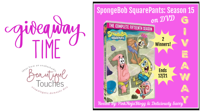 SpongeBob SquarePants Season 15 DVD Giveaway