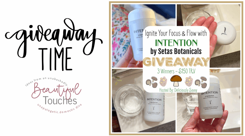 INTENTIONS by Setas Botanicals Giveaway
