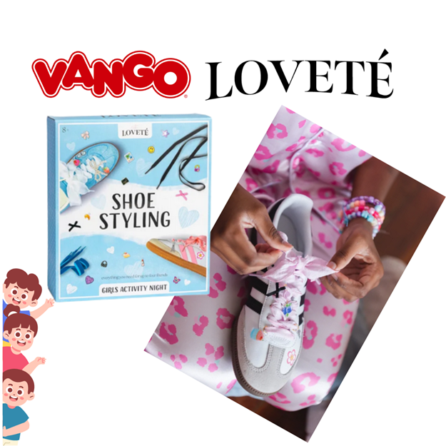 Vango and Lovete Girls Activity Night Shoe Styling