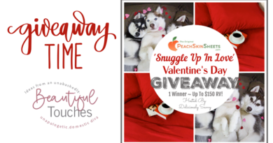 PeachSkinSheets Love 4 Valentines' Giveaway