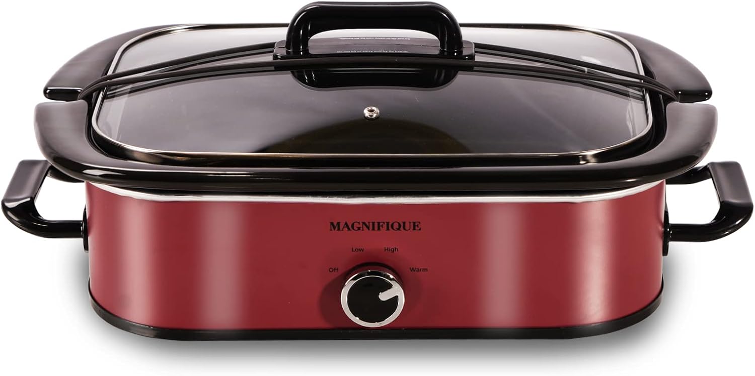 4-Quart Slow Cooker with Casserole Manual Warm Set
