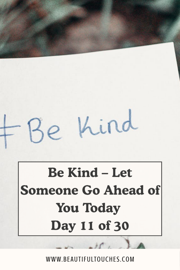 be kind