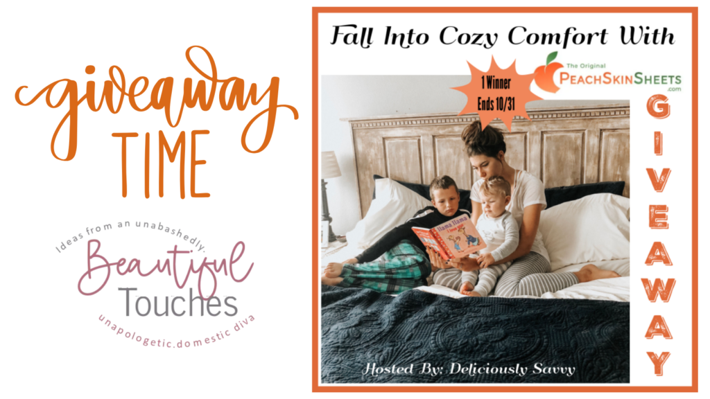 PeachSkinSheets Giveaway Cozy Fall 2026