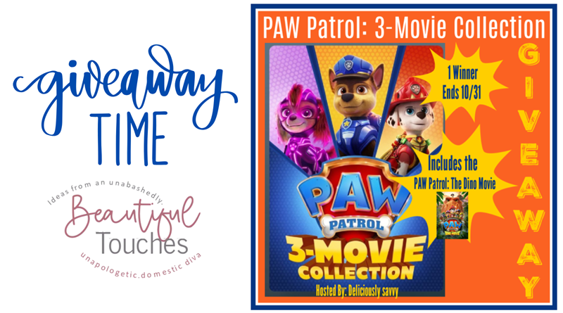 PAW Patrol: 3-Movie Collection Digital Code Giveaway!
